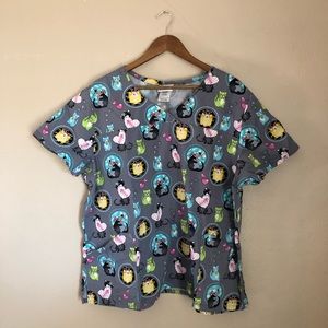 Scrubstar cat scrub top